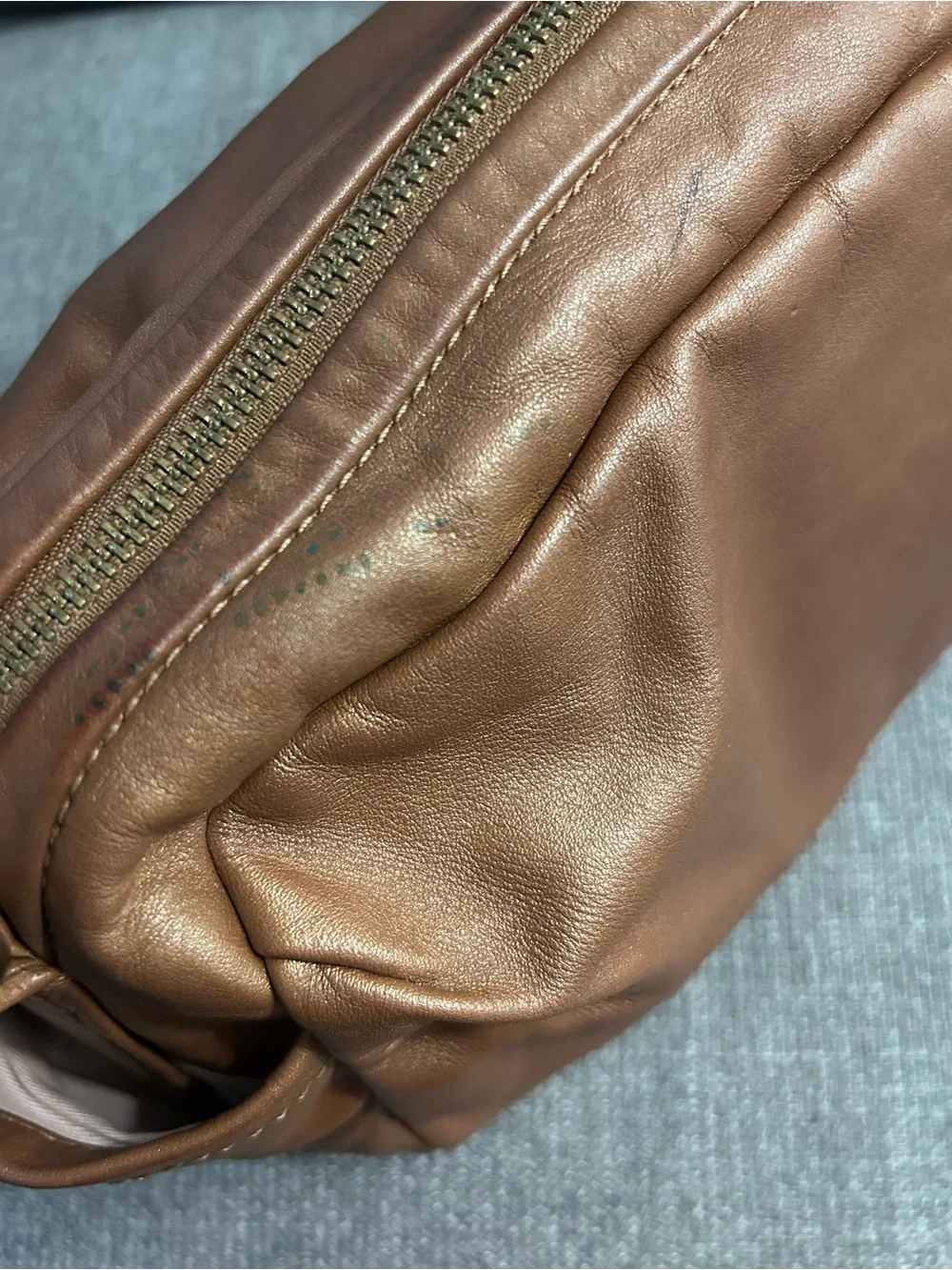 Coach Parker Soho Leather Hobo Bag Pearlized Copper Y2K Slouchy Shoulder (13442)